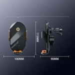 C3 Car Infrared Sensor Auto Opening And Closing Wireless Charging Cell Phone Holder - Image 3