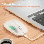 Inphic M1 2nd Generation Wireless Mice Rechargeable Mute Business Office Home Laptop Mouse - Image 5