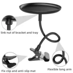 Adjustable Car Food Tray Clip-On Vehicle Small Dining Table Storage Shelf - Image 3