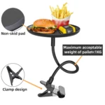 Adjustable Car Food Tray Clip-On Vehicle Small Dining Table Storage Shelf - Image 4