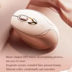 Inphic M8P 2.4G Wireless Mouse USB Mute Charging Girls Office Portable Ergonomic Mouse With Power Display - Image 10