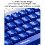 Inphic K902 Wired Keyboard 87 Keys Mute Light-up Mecha Office Home Gaming Computer Keyboard - Image 11
