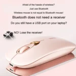 Inphic Q8 Gen 2 Bluetooth Mouse Wireless Silent Charging Office Business Girls Laptop Mouse - Image 5
