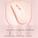 Inphic Q8 Gen 2 Bluetooth Mouse Wireless Silent Charging Office Business Girls Laptop Mouse - Image 6