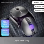 Inphic X2 Bluetooth Wireless Mouse Tri-Mode Silent Rechargeable Office Gaming Laptop Mouse - Image 3