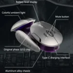 Inphic X2 Bluetooth Wireless Mouse Tri-Mode Silent Rechargeable Office Gaming Laptop Mouse - Image 7