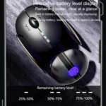 Inphic X2 Bluetooth Wireless Mouse Tri-Mode Silent Rechargeable Office Gaming Laptop Mouse - Image 9