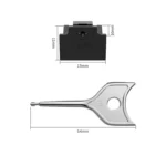 RJ45 Network Port Removable Safety Plug Dustproof Port Lock - Image 3