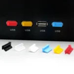 10pcs /Set USB 2.0 Female Port Dust Plug Charging Port Silicone Cover - Image 3