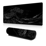 Big Wave Gaming Mouse Pad Non-Slip Rubber Desk Mat