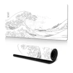 Big Wave Gaming Mouse Pad Non-Slip Rubber Desk Mat