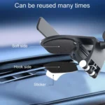 Car Dashboard Multifunctional Rotating And Folding Cell Phone Navigation Holder - Image 4