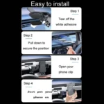 Car Dashboard Multifunctional Rotating And Folding Cell Phone Navigation Holder - Image 8