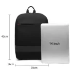 SKV B22016 Men Business Casual Double Shoulder Bag Outdoor Travel Laptop Backpack - Image 3