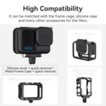For GoPro HERO13 Black aMagisn Magnetic Quick-release Base Plastic  Adapter Accessories - Image 8