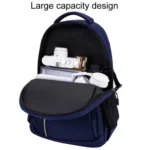 SKV B23344 Men Large Capacity Business Laptop Backpack Outdoor Traveling Double Shoulder Bag - Image 4