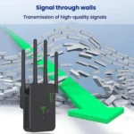 Urant U10 300Mbps 2.4G Wireless Repeater WiFi Signal Amplifier With 4 Antennas - Image 6