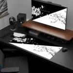 Ink Painting Cherry Blossom Rubber Non-Slip Mouse Pad Desk Mat - Image 6