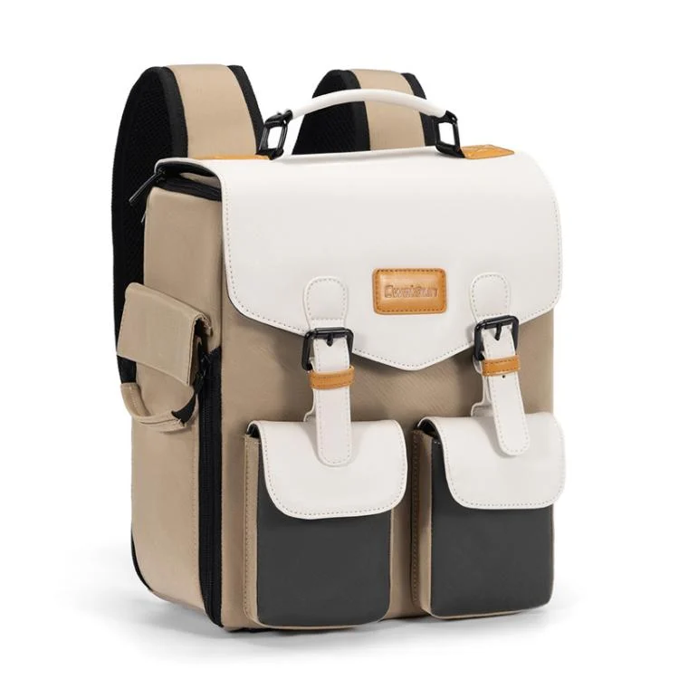Large Capacity DSLR Camera Storage Bag Casual Double Shoulder Load Reducing Breathable Backpack