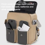 Large Capacity DSLR Camera Storage Bag Casual Double Shoulder Load Reducing Breathable Backpack - Image 7