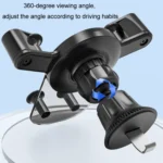Car Air Outlet Navigation Transparent Gravity Bracket - Image 7
