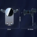 15W Mobile Phones Snap-on Car Wireless Charging Holder - Image 2