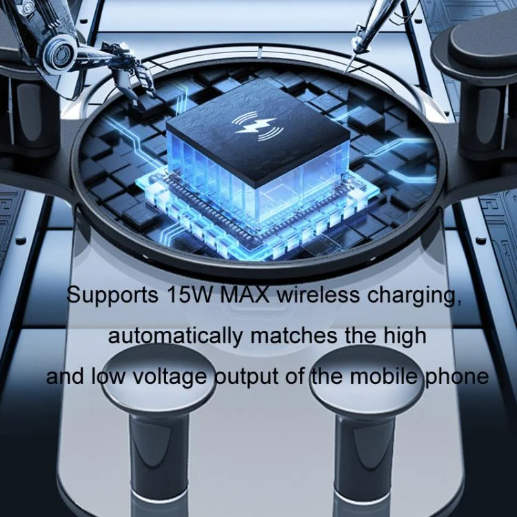 TBD06056414_B2.webp 15W Mobile Phones Snap-on Car Wireless Charging Holder - Image 3