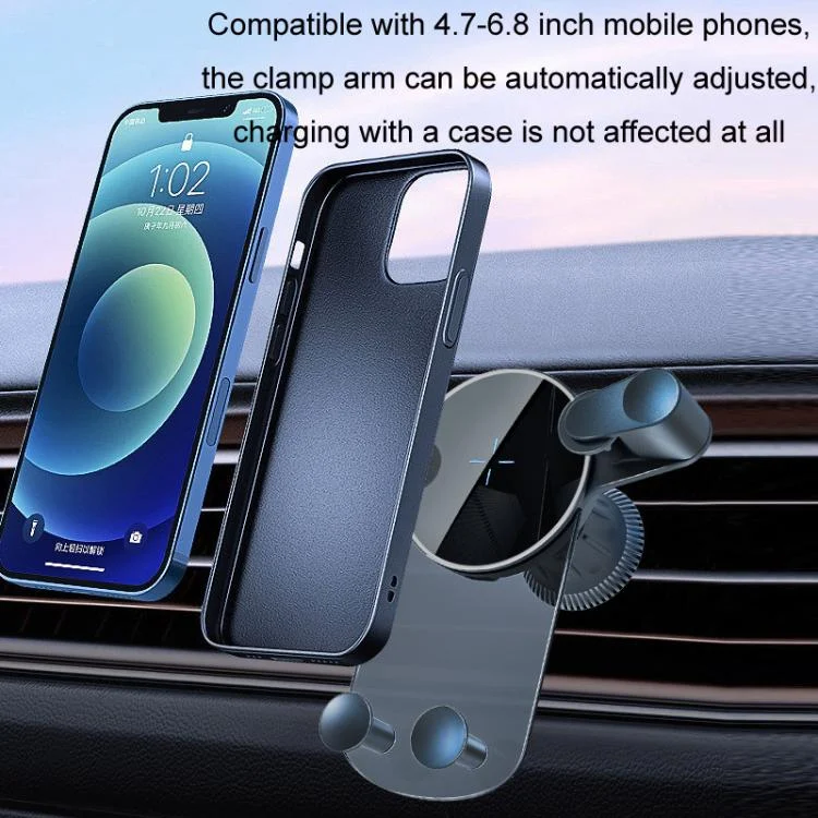 TBD06056414_B8.webp 15W Mobile Phones Snap-on Car Wireless Charging Holder - Image 9