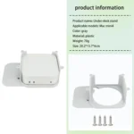 For Mac Mini M4 Under Desk Stand Hanging Wall Perforated Desktop Bracket With Screws - Image 6