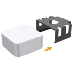 For Mac Studio Under Desk Metal Bracket Cooling Storage Wall Mount Stand - Image 4