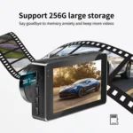 4K+1080P Driving Recorder Dual Front & Rear Recording WIFI Reversing Images - Image 3