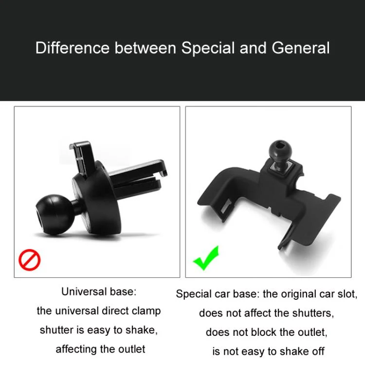 TBD06056484_B1.webp For Volvo Left Driving Car-Mounted Special Mobile Phone Navigation Bracket Base - Image 2