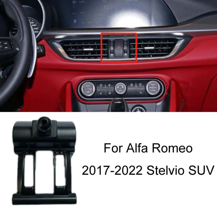 TBD0605649601A.webp For Alfa Romeo Left Driving Car-Mounted Special Mobile Phone Navigation Bracket Base - Image 1