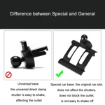 For Alfa Romeo Left Driving Car-Mounted Special Mobile Phone Navigation Bracket Base - Image 2