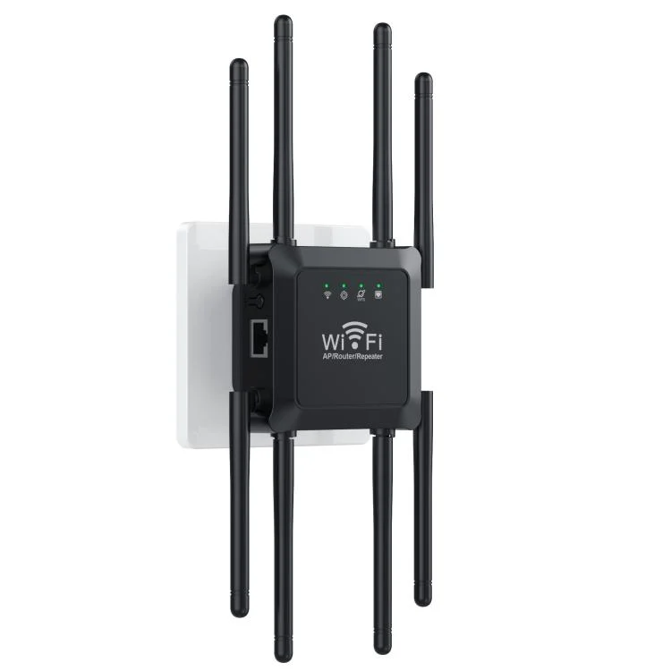 TBD0605650901.webp U18 1200Mbps 2.4G & 5G Wireless Repeater WiFi Signal Amplifier With 8 Antenna - Image 1