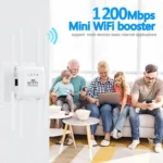 U18 1200Mbps 2.4G & 5G Wireless Repeater WiFi Signal Amplifier With 8 Antenna - Image 6