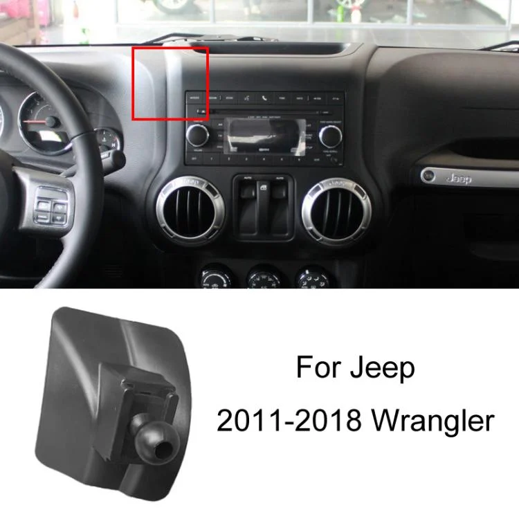 For Jeep Left Driving Car Special Mobile Phone Navigation Bracket Base
