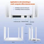 Urant Wireless Router Supports AP Broadband Dial-up With 6x5dB Antenna - Image 6