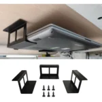 Under Desk Laptop Tablet Mini PC Storage Stand Metal Invisible Tray Rack
