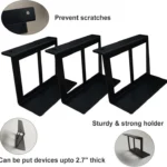 Under Desk Laptop Tablet Mini PC Storage Stand Metal Invisible Tray Rack - Image 3