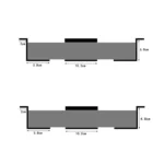 Under Desk Laptop Tablet Mini PC Storage Stand Metal Invisible Tray Rack - Image 5
