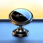 15W Car Magnetic Wireless Charging Phone Holder Alloy Base
