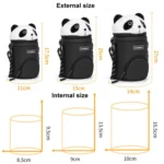 Camera Lens Cylinder Cartoon Panda Camera Lens Protective Cover - Image 3
