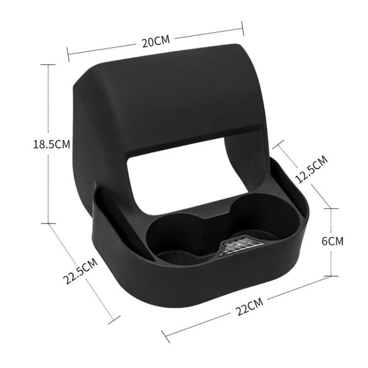 TBD06056772_B1.webp For Tesla Model 3/Y Rear Air Outlet Anti-kick Storage Box Cup Holder - Image 2