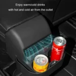 For Tesla Model 3/Y Rear Air Outlet Anti-kick Storage Box Cup Holder - Image 8