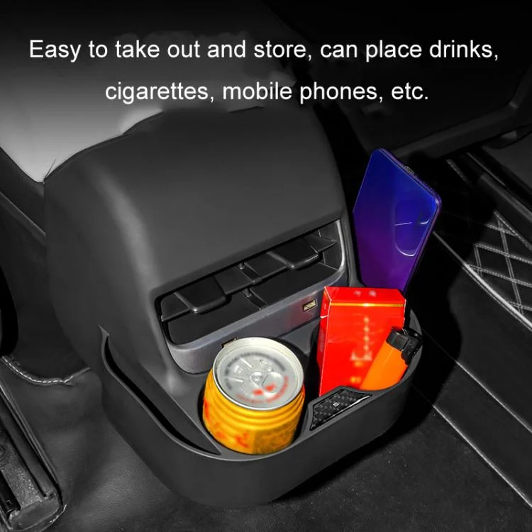 TBD06056772_B9.webp For Tesla Model 3/Y Rear Air Outlet Anti-kick Storage Box Cup Holder - Image 10