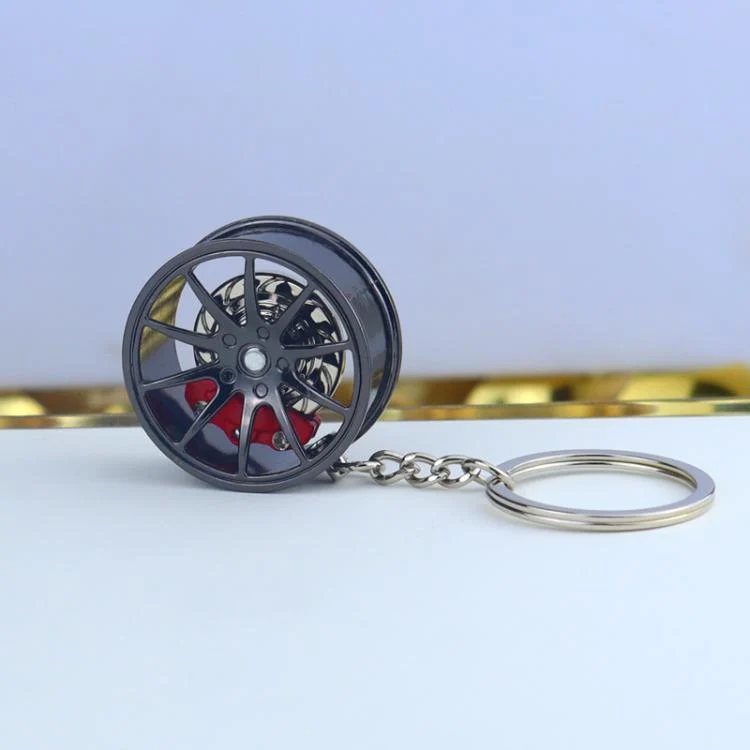 TBD0605680401A.webp Metal Wheel Hub Brake Integrated Keychain - Image 1