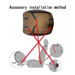 Car SUV Single Seat Backless Leather Protective Seat Cover - Image 4