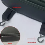 Car SUV Single Seat Backless Leather Protective Seat Cover - Image 5