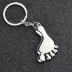 Small Feet Metal Keychain Gift - Image 3